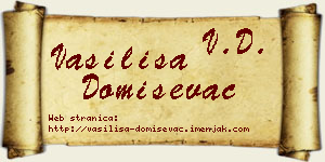 Vasilisa Domiševac vizit kartica